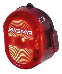 BC 509 WIDOCZNOŚĆ: 50 M MICRO DUO Uniwersalna lampka LED - czerwona i biała Zasięg widoczności: 50 m Dwa tryby: stały i migający Łatwa