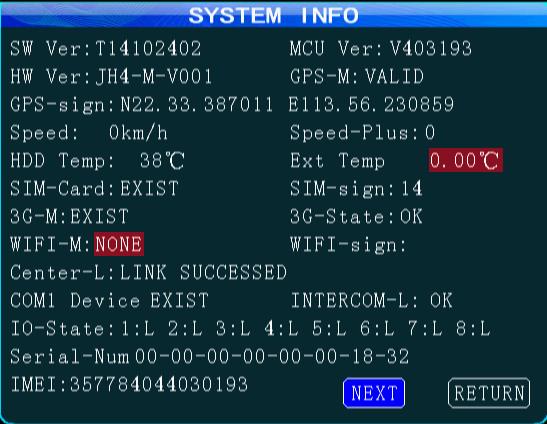 2.6 System info Informacje o systemie Okno