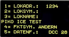 System Aby ułatwić wybór lokomotywy, każdemu adresowi można przypisać symbol (w naszym przykładzie symbol pociągu ICE).