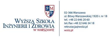 KARTA PRAKTYK Kosmetologia Moduł Zaawansowany Imię i nazwisko