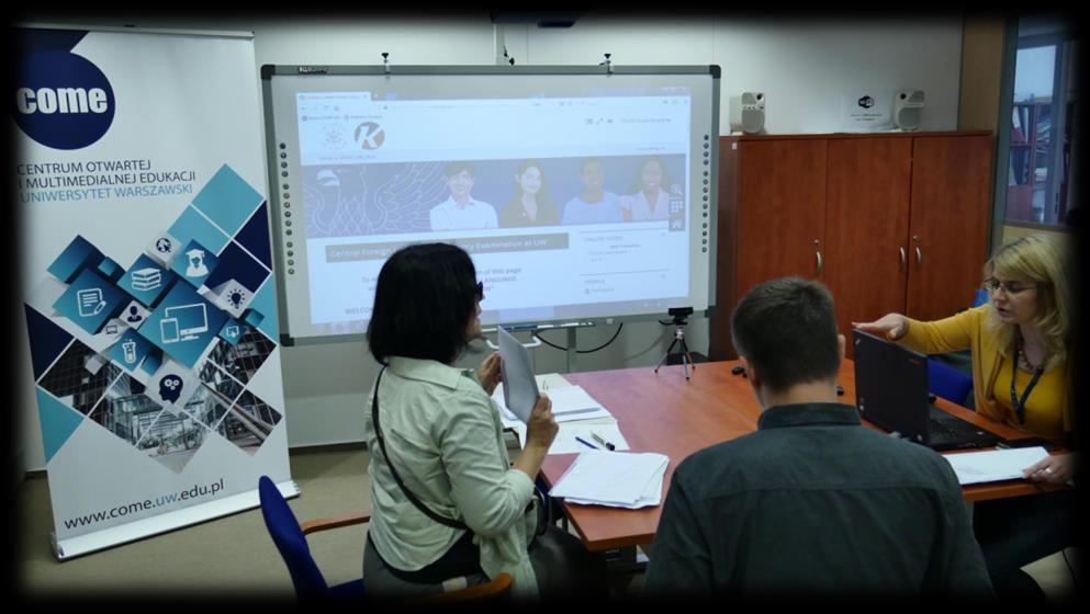 Centrum Kompetencji Cyfrowych UW (d. COME) E-usługa 7 System do wideo-konferencji i webinariów w e-nauczaniu.