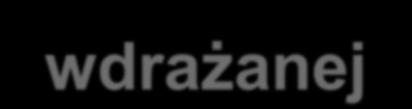 wdrażanej od 1 września 2012: modyfikacja struktury