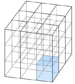 Sied przestrzenna a sied krystaliczna Sieć przestrzenna konstrukcja matematyczna (zbiór punktów)