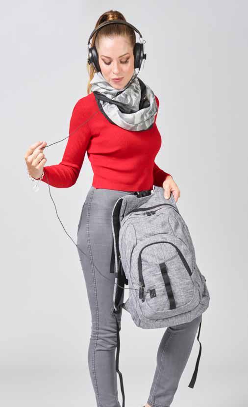 BS446 BS5378 Outdoor Backpack Grand Canyon 600D plecak poliestrowy w melanżowej szarości