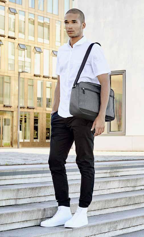 BS385 Kolekcja Retro Shoulder Bag Santiago Torba z tkaniny