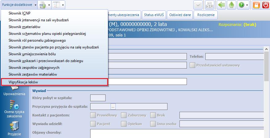 Sprawdzanie autentyczności leków w KOWALu 2.