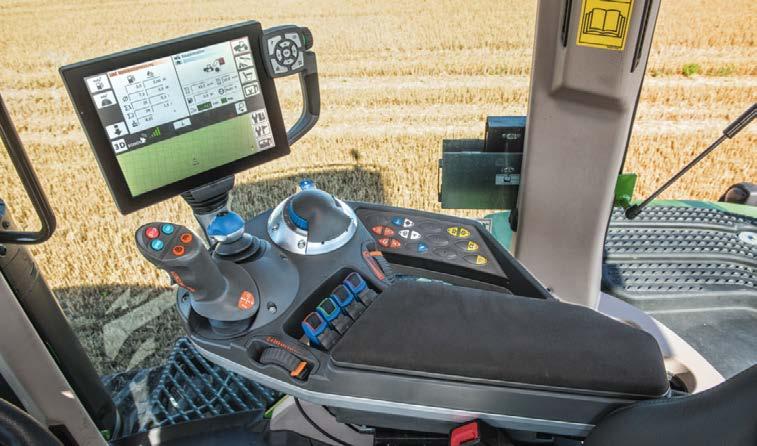 FENDT 900 VARIO MT: OBSŁUGA Poruszanie się w terenie pohyłym może być takie łatwe. Dostosuj pozyję kierowniy za pomoą pedału.