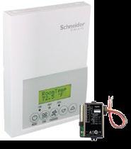Regulatory pomieszczeniowe SER7300 Regulatory do klimakonwektorów z modułem przekaźnikowym Regulator klimakonwektora SER7300 wymaga instalacji dwóch komponentów: regulatora SER7300 i modułu