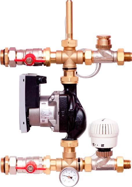 do ogrzewania podłogowego z dodatkowymi obwodami grzejnikowymi. Posiada rotametry magnetyczne Ilość obwodów 2P/4G 027.0204M 420x600x120 2463,26 2P/5G 027.0205M 420x650x120 2552,20 3P/4G 027.