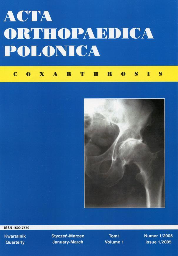 Niestety, trzech pomysłów nie udało mi się zrealizować, nad czym bardzo ubolewam. Pierwszym było utworzenie i wydawanie własnego czasopisma Acta Orthopaedica Polonica.