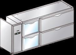 PODSTAWY CHŁODNICZE Z MASZYNOWNIĄ Z BOKU - BEZ AGREGATU AUTO EVAPORATE PUR FORCE AIR DEFROST REVERS DOORS DIGITAL CONTROL EASY SERVICE BLC-C.0P dostępne moduły: 0L,