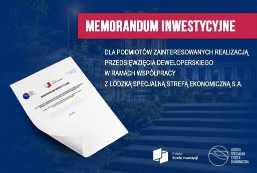 Zainwestuj obok naszej siedziby Zachęcamy do zainwestowania w jednej z najbardziej atrakcyjnych i najszybciej rozwijających się dzielnic Łodzi. Łódzka Specjalna Strefa Ekonomiczna S.A.