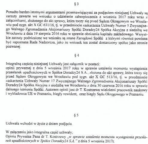 Uchwała Numer 7/11/2017 w sprawie udzielenia Zarządowi upoważnienia do nabycia przez Spółkę akcji własnych oraz utworzenia kapitału rezerwowego na nabycie akcji własnych Spółki Zwyczajne Walne