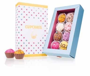 CUPCAKES 0993 AMERICAN CUPCAKES 4 Wymiar opakowania: 110 110 44 mm Masa ne o: 75 g Cena