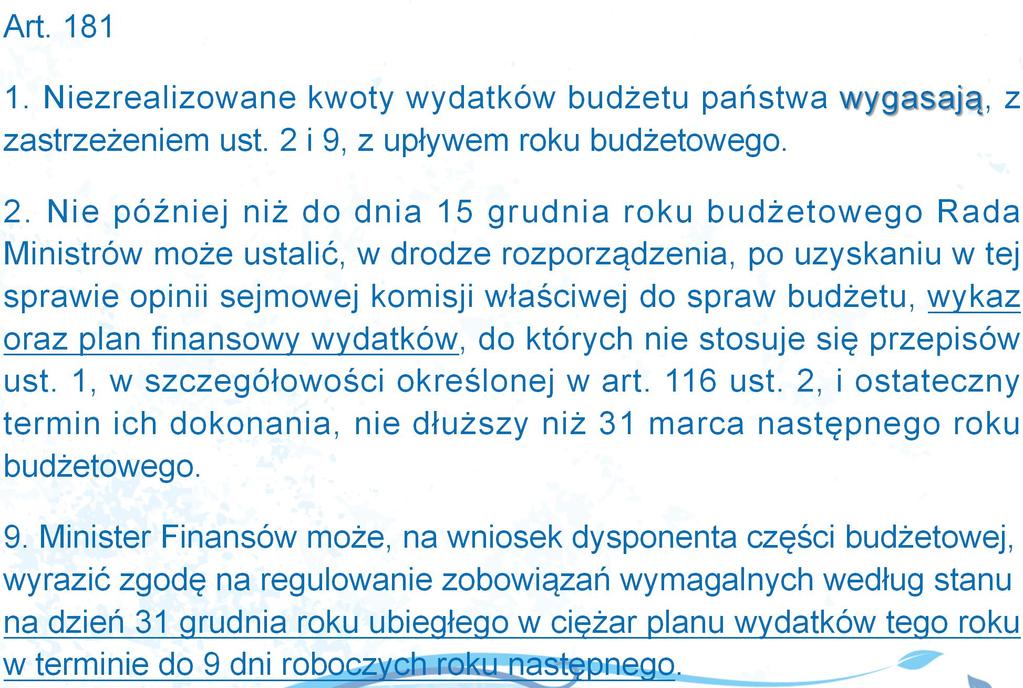 Wyjątek od zasady