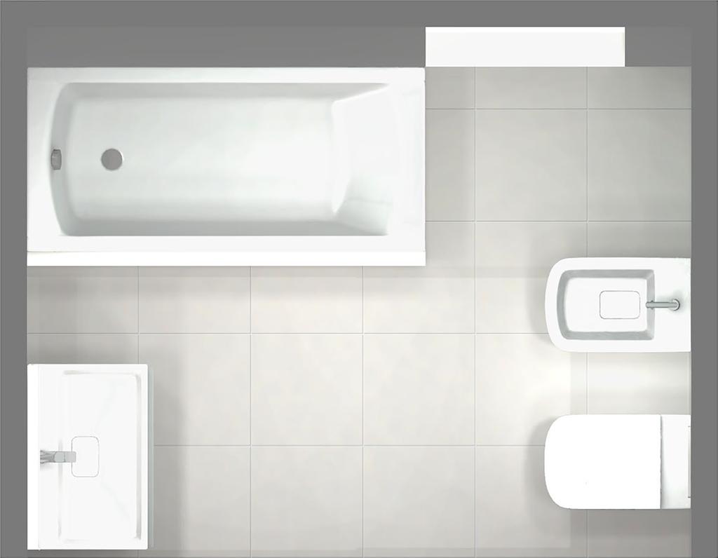 border 3x75 Miska zawieszana METROPOLITAN CleanON + deska wolno opadająca 9 Bidet zawieszany METROPOLITAN 10 Umywalka METROPOLITAN 70 11 Przycisk SLIM&SILENT EGE chrom błysk