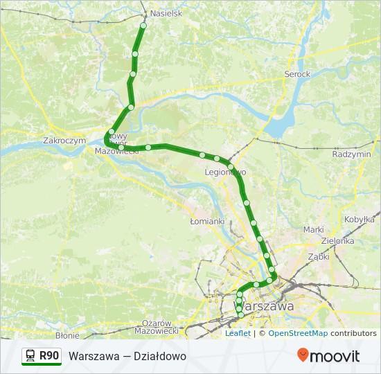 Kierunek: Nasielsk 21 przystanków WYŚWIETL ROZKŁAD JAZDY LINII Warszawa Zachodnia 23D Ignacego Prądzyńskiego, Warszawa Warszawa Wola Warszawa Młynów 39 Sokołowska, Warszawa Warszawa Koło Warszawa