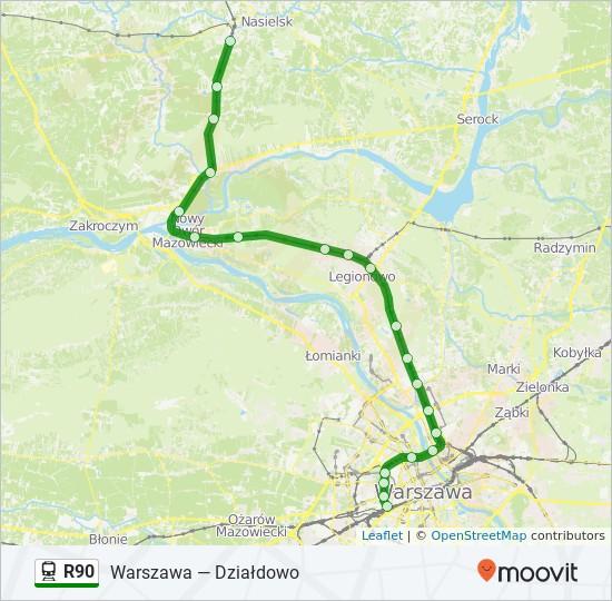 Kierunek: Nasielsk 21 przystanków WYŚWIETL ROZKŁAD JAZDY LINII Warszawa Zachodnia 23D Ignacego Prądzyńskiego, Warszawa Warszawa Wola Warszawa Młynów 39 Sokołowska, Warszawa Warszawa Koło Warszawa