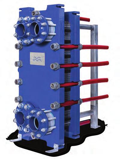 Zakres kasetowych ów ciepła Alfa Laval* Najmniejszy Największy Rozmiar wlotu mm (in) 60 (2.4) 300 (11.