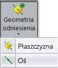 z paskazłożeniewybierzgeometria odniesieniaipłaszczyzna(rysunek 11.14), Rysunek 11.14. Polecenie Oś Rysunek 11.15.