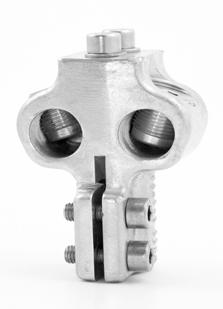 Zacisk transformatorowy PG3 / Transformer clamp PG3 poziomy z uziemieniem / horizontal with groun wire 22 92 5 ~70 M8 37 21 43 masa mass I max [A] Moc transformatora Transformer s power 58211N M12