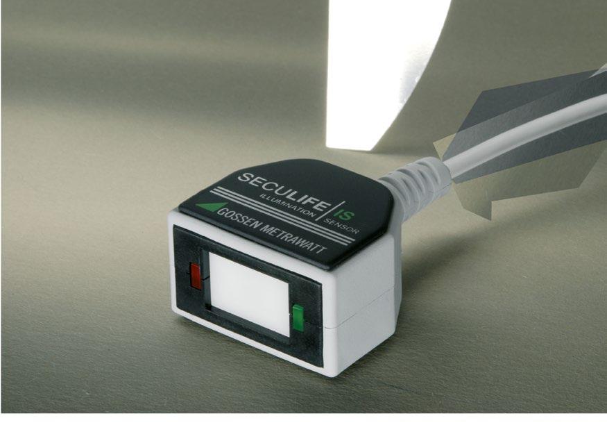 Sensor Czujnik oświetlenia pomieszczenia SECULIFE IS stosuje się dla stabilizacji oświetlenia np. w monitorach diagnostycznych i medycznych przyrządach obserwacyjnych.