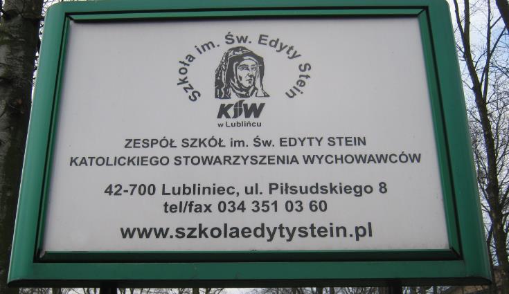 W Lublińcu znajduje się Zespół Szkół