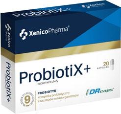 ProbiotiX+ to jedyny w swoim rodzaju produkt, stanowiący zrównoważoną kombinację kultur probiotycznych niezbędnych do prawidłowego funkcjonowania układu trawiennego.