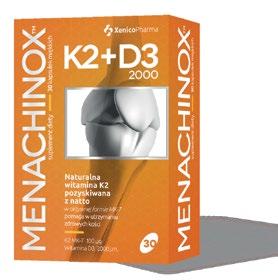 W badaniach udowodniono, że witamina K2 bierze udział w procesie mineralizacji kości i jest ważna dla utrzymania odpowiedniego ich stanu, kształtowania i utrzymania