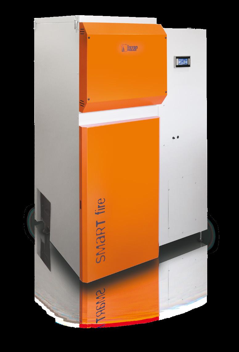 ktły pelletwe SMART FIRE 69/81 Wyce prawny kcił pelletwy z autmatyczną bługą raz nwczeną i wygdną regulacją.