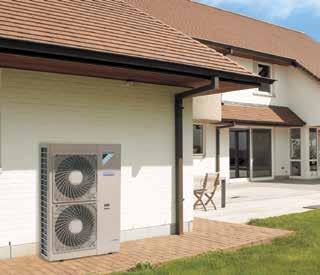 RXYSQ-P8V1 Pompa ciepła VRVIII-S do zastosowań mieszkalnych Energooszczędny system ogrzewania oparty na technologii powietrznej pompy ciepła Niskie rachunki za energię i niska emisja CO 2 Możliwość