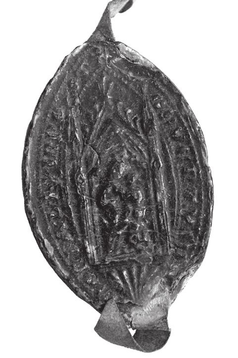 7/3, k. 8) Fot. 1. Pieczęć konwentu klasztoru cysterek w Pełczycach z 1354 r. (oryg.