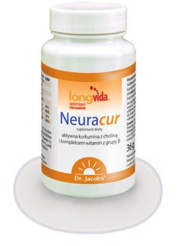 Neuracur Dla mózgu i sprawności umysłowej ü ü Kurkumina, która przenika barierę krew-mózg ü ü 65 razy większa biodostępność w porównaniu ze zwykłą kurkuminą ü ü Z witaminami dla sprawności umysłowej