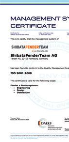 Hamburg, Germany Issued to ShibataFenderTeam AG Hamburg, Germany Issued to ShibataFenderTeam AG Hamburg, Germany Issued to ShibataFenderTeam AG Hamburg, Germany Issued to ShibataFenderTeam AG