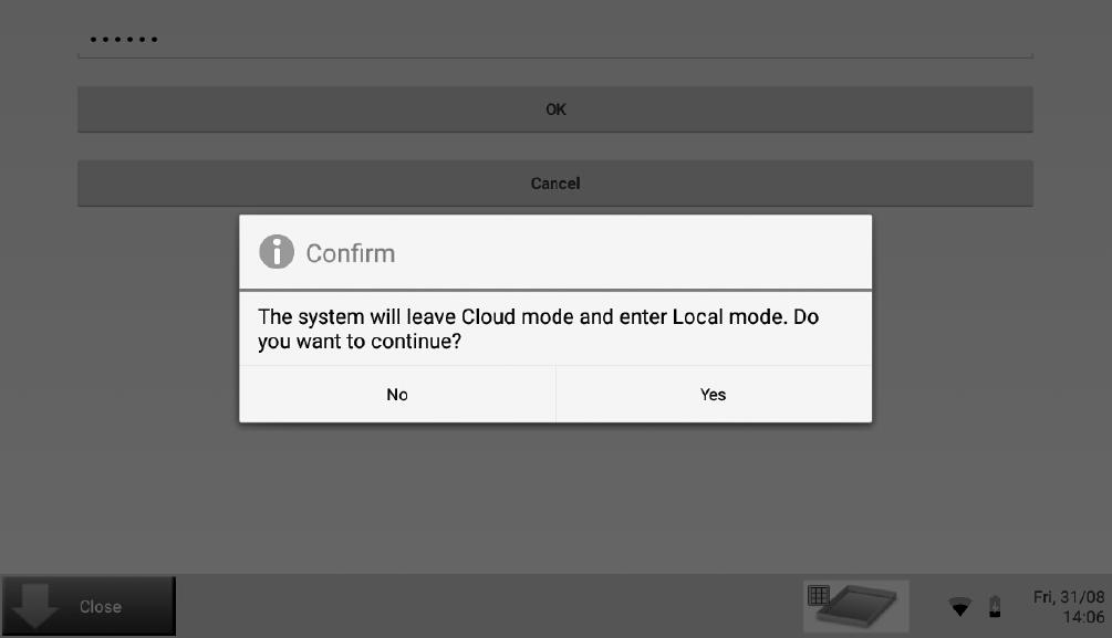 Cloud-connect Mode (Tryb połączeni z chmurą) n tryb Stndlone Mode (Tryb prcy niezleżnej) Administrtor loklizcji może podjąć decyzję o zprzestniu subskrypcji trybu Tryb z połączeniem z chmurą