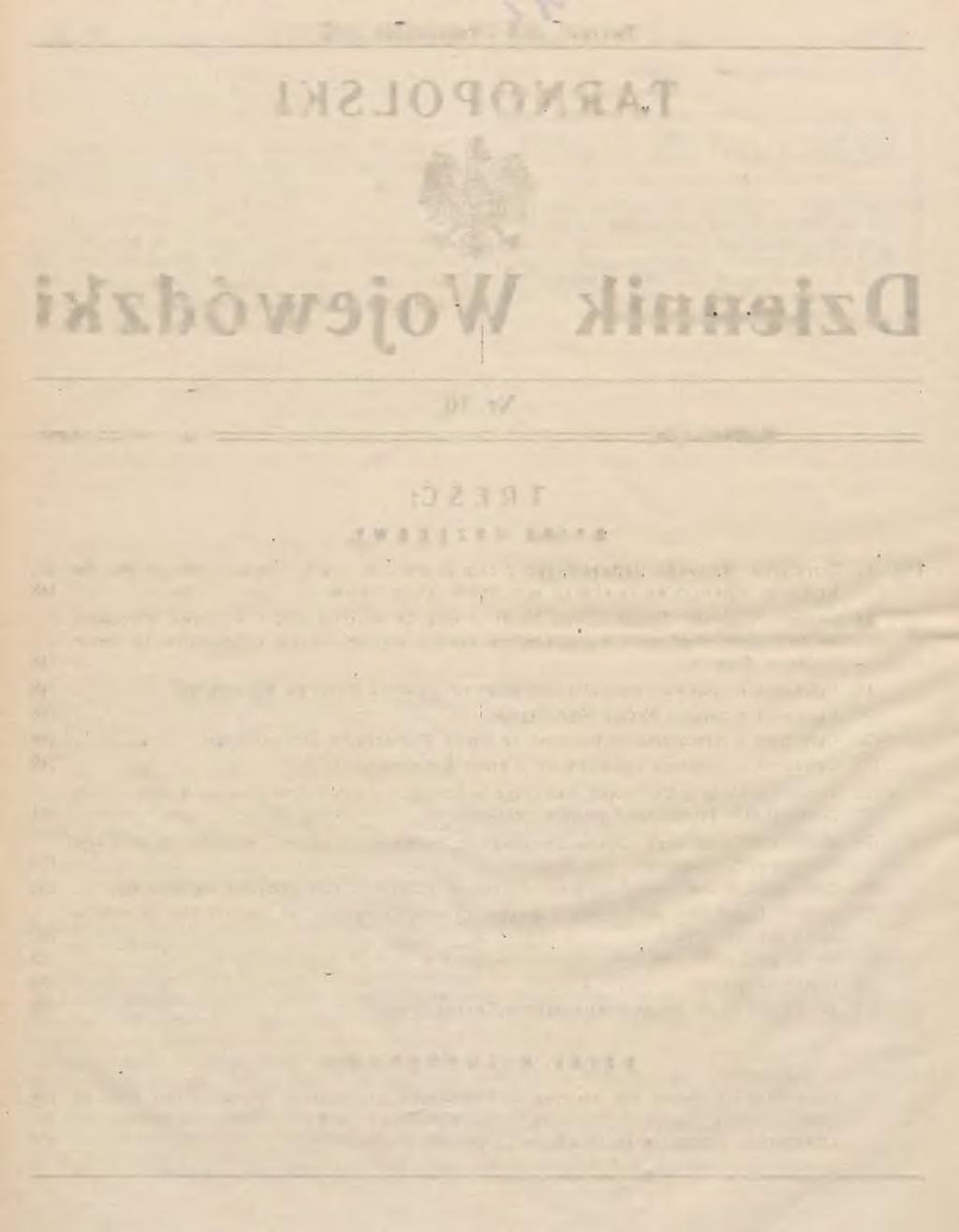 Str. 148. TARNOPOLSKI DZIENNIK W OJEW ÓDZKI Poz. 167 170. Nr. 10 167 Zarządzenie Wojewody Tarnopolskiego z dnia 14 września 1932 r. Nr. OP 22 w sprawie nowego podziału terytorjum Województwa na obwody komisarskie dla spraw ochrony lasów.