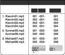 Funkcje Funkcja Album Funkcja jest dostêpna tylko podczas odtwarzania p³yty CD-MP3 Wybór i odtwarzanie utworów na p³ycie CD -MP3 jest szybki poprzez funkcjê album.