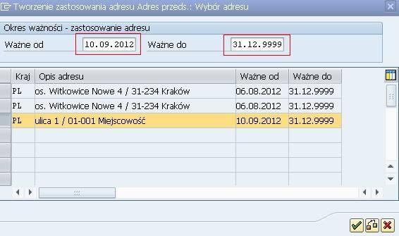 zaznacz Adres przedsiębiorstwa i kliknij. 6.