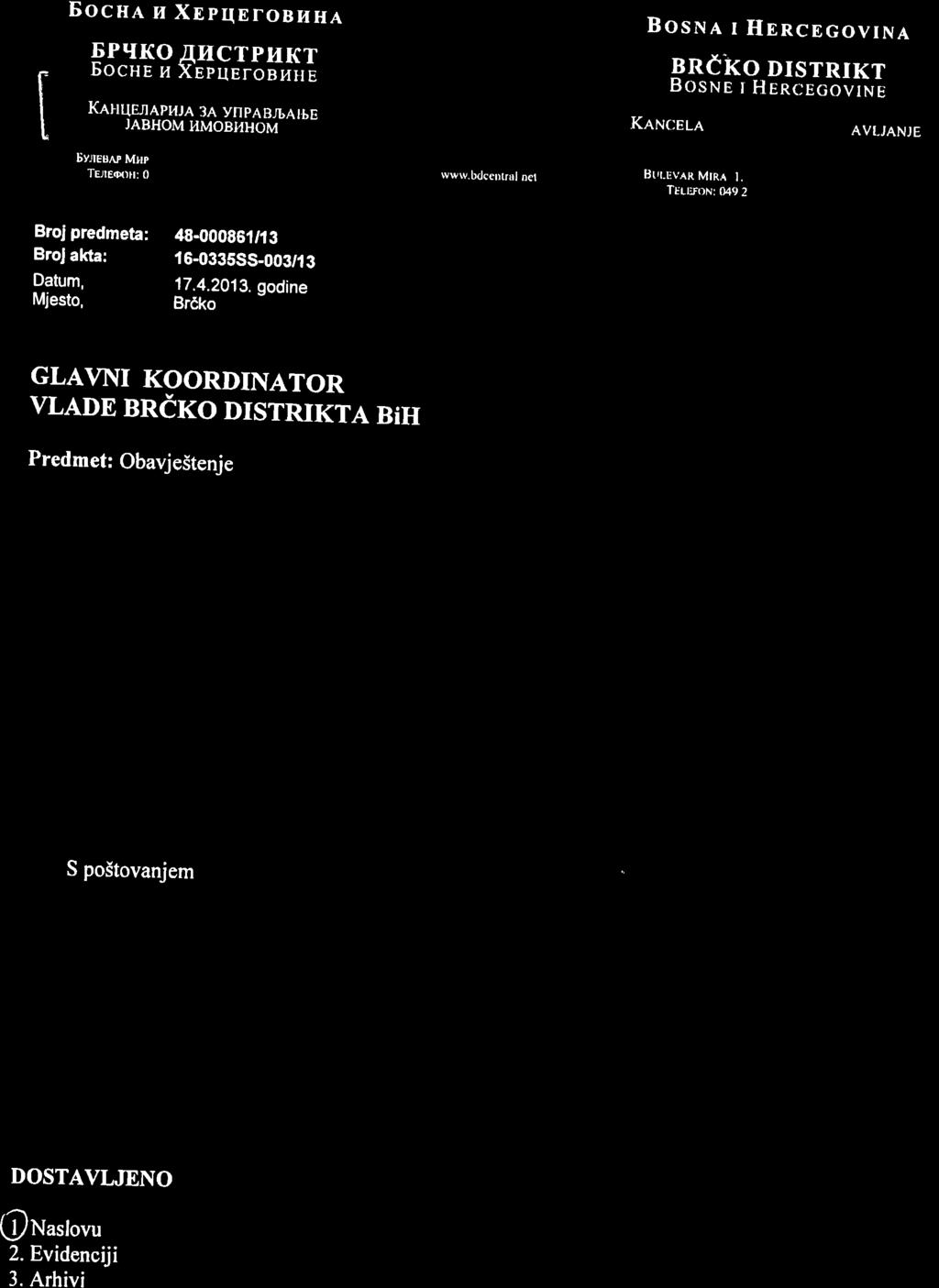 .?3 0q Eocua n XrnqnroBr.rHA EPTIKO AIlCTPr{KT boch E l.r XepUeroB r,ru E KAllqEn ApHJA 3A yn pa BJI,A t.be JABHOM IIMOBHHOM DyJIEBN' Mlrp TEnEooil:0 rvww.