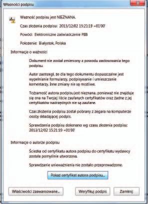 Taka ikonka oznacza, że Twój komputer (a ściślej program Acrobat Reader) nie