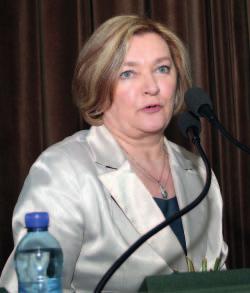 Przewodnicząca OIZPiP Teresa Kruczkowska podziękowała za zaproszenie na Zjazd.