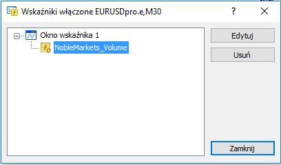 Przy bardziej zaawansowanych wskaźnikach warto, zaznaczyć opcje Umożliw import DDL, oraz Umożliw import zewnętrznych strategii. Zaznaczenie ich umożliwia korzystanie z zewnętrznych danych.