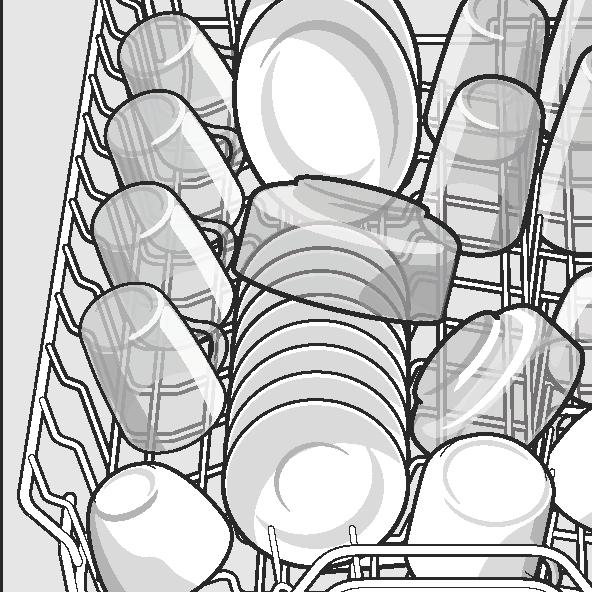 Éteindre le voyant d ajout de liquide de rinçage Si le voyant de manque de liquide de rinçage H gêne (p. ex. si vous utilisez des détergents combinés à fonction de rinçage), vous pouvez le désactiver.