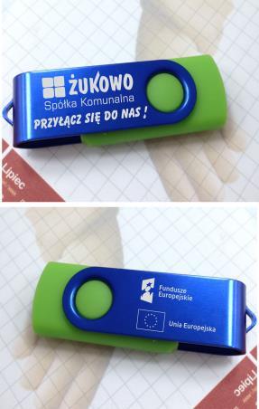 6. Pamięć przenośna USB typu twist min 8GB 50 szt.