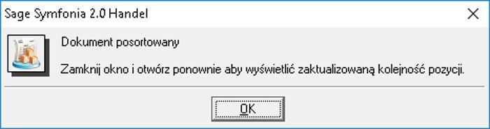 Klikamy kombinacj klawiszy Alt+1 i wybieramy porz dek sortowania (obrazek poni ej).