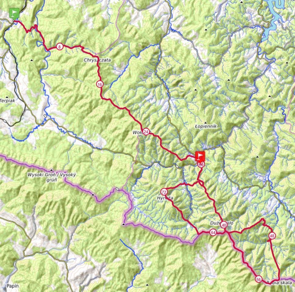 3. Mapa trasy podstawowej: