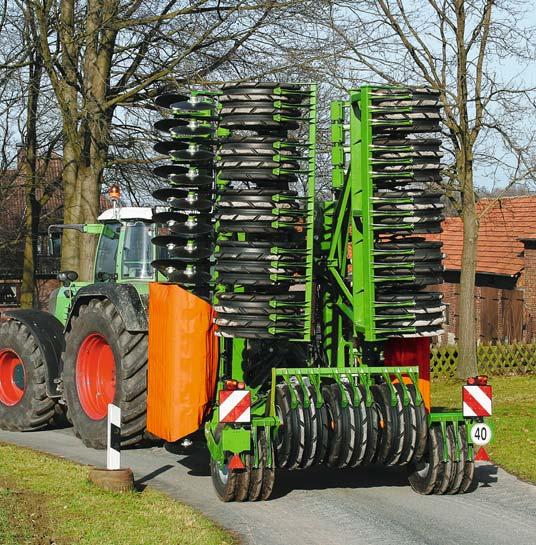 Wały stożkowe, składanie Dobrze się składa! Bezpieczny transport po drogach jest bardzo ważny!