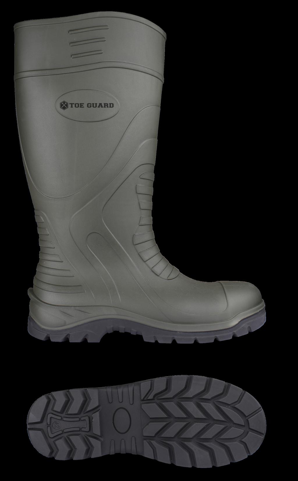 TOE GUARD BOULDER ART. TG80295 Wysokie buty typu Wellington PU.