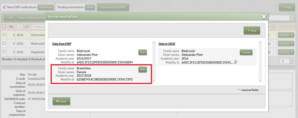 HEI receives notification, gets student data from UW by