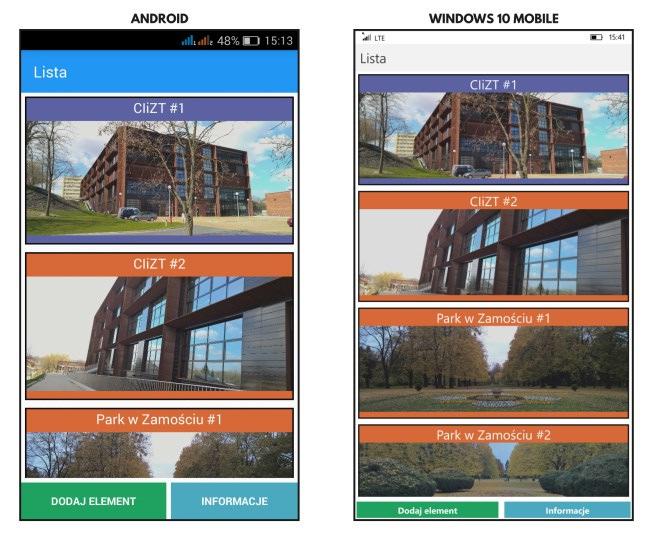 dostępne z poziomu Xamarina. Są to Xamarin.Android oraz Xamarin.iOS. Jak już wcze niej wspomniano, aplikacje muszą być pisane przy pomocy jednego języka, którym jest C#.